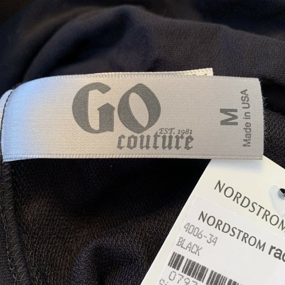 Go Couture Solid Off The Shoulder Cutout Sweater - Picture 4 of 6